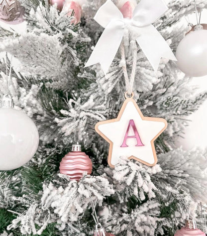 Christmas Star Initial Decoration