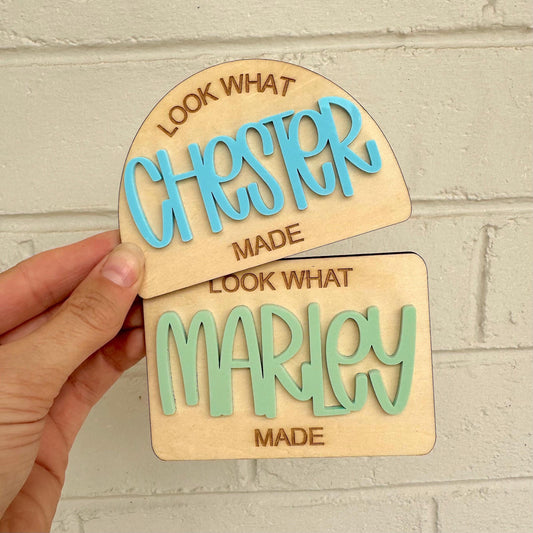 Look What I Made Fridge Magnet