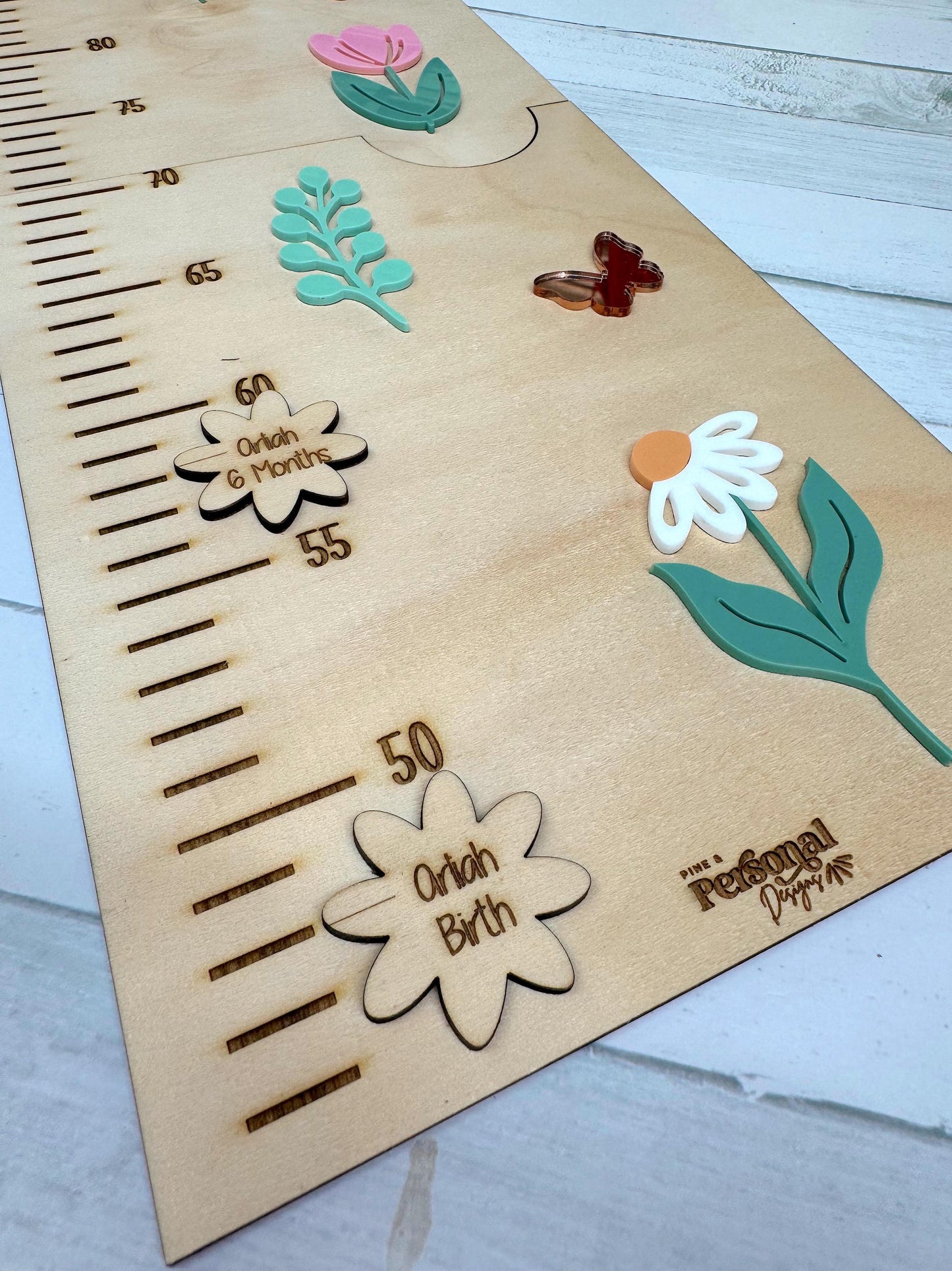 Wooden Growth Chart Markers
