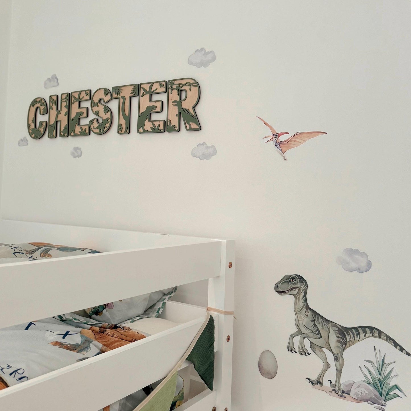 Dinosaur Initial Name Sign