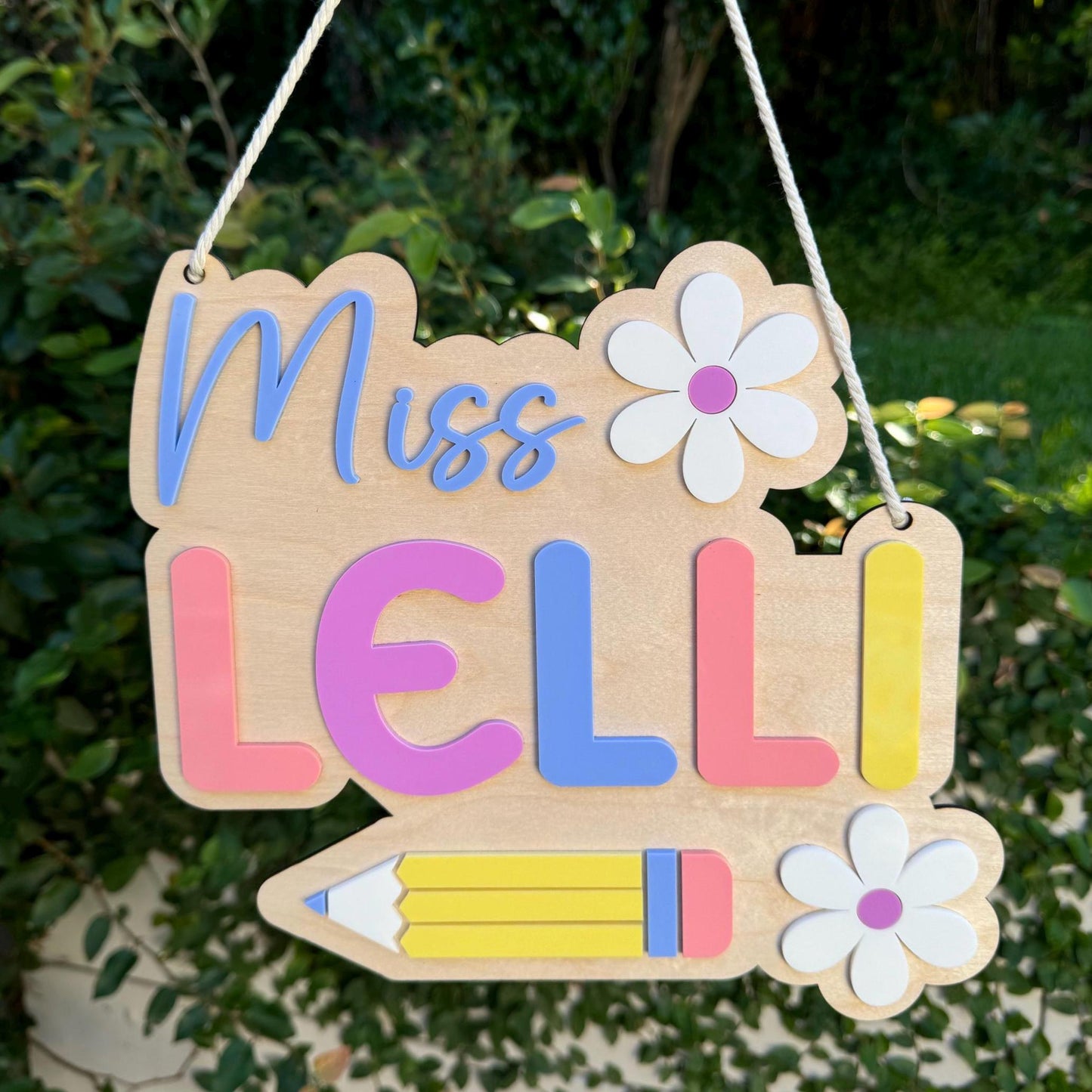 Custom Teacher Door Sign
