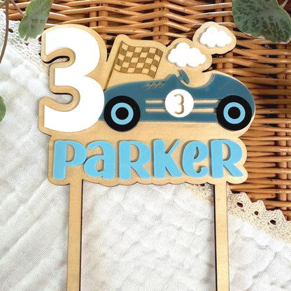 Racing Car Cake Topper