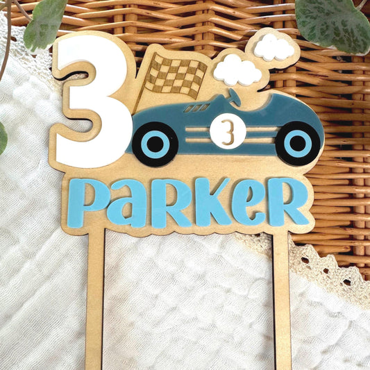Racing Car Cake Topper
