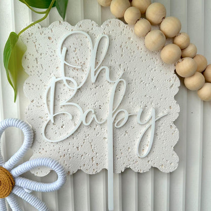 Oh Baby Cake Topper