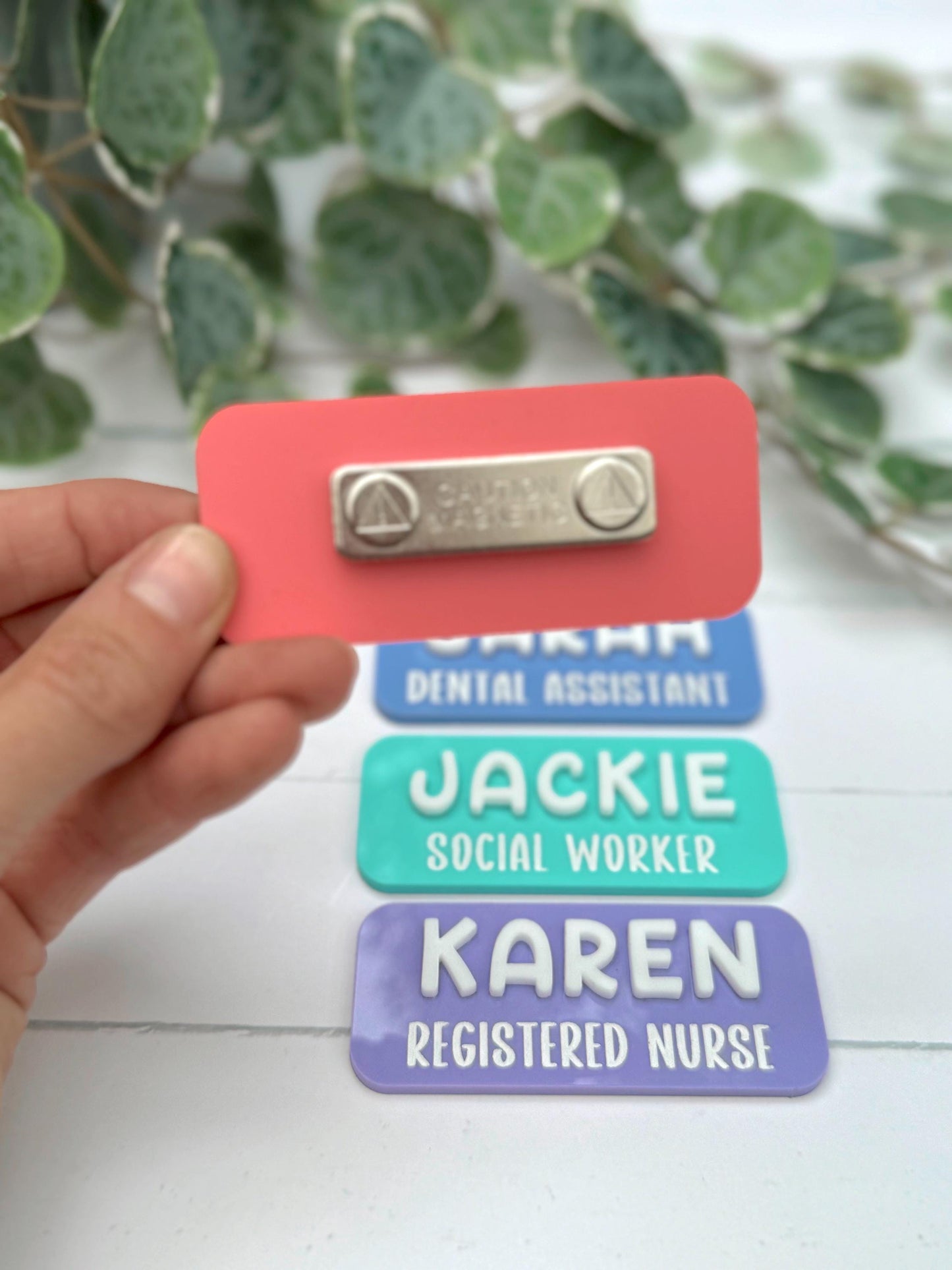 Professional Name Badge