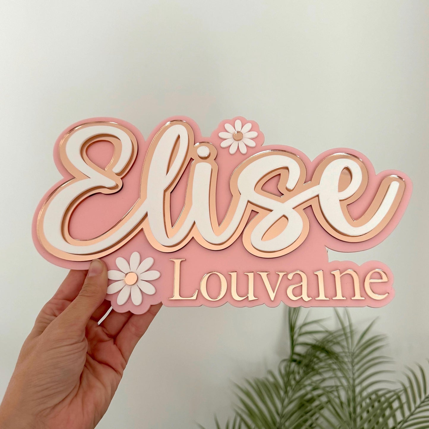 Daisy Name Plaque