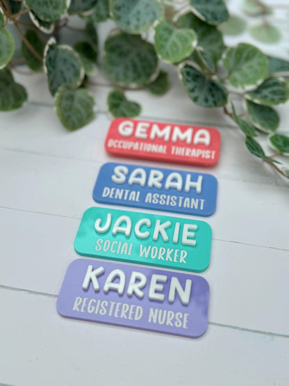 Professional Name Badge