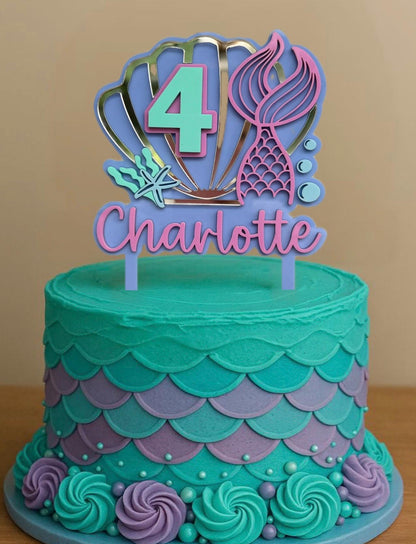 Mermaid Cake Topper