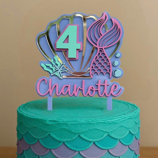 Mermaid Cake Topper