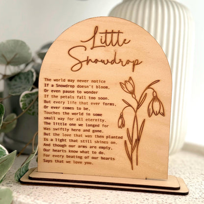 Little Snowdrop Miscarriage Gift
