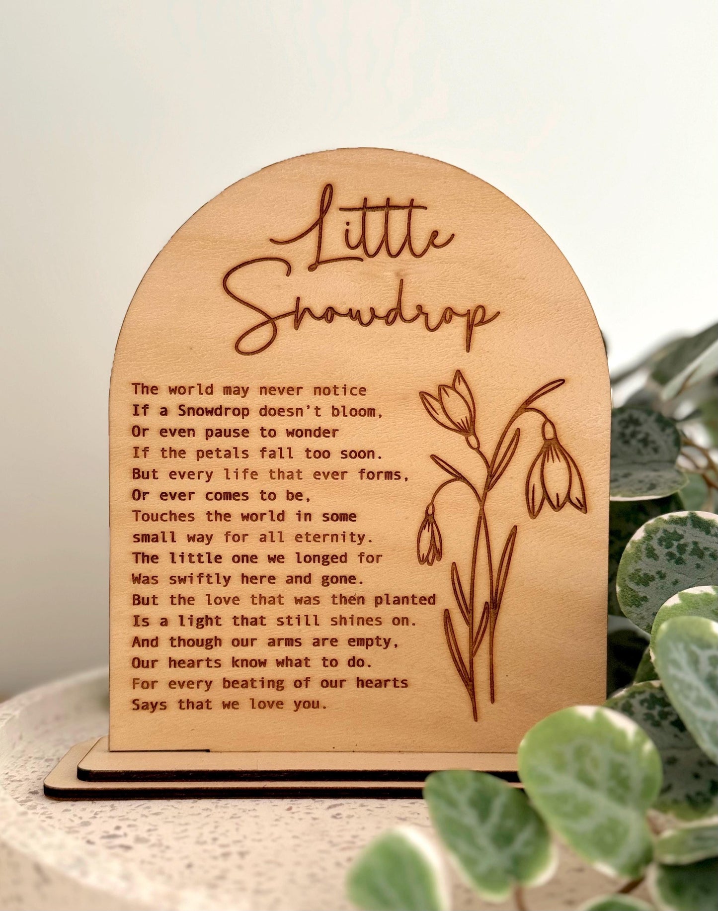 Little Snowdrop Miscarriage Gift