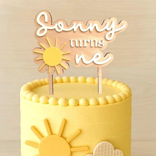 Sun Cake Topper