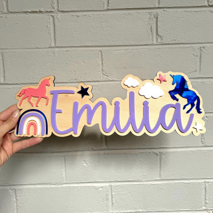 Unicorn Room Plaque