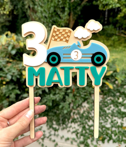 Racing Car Cake Topper