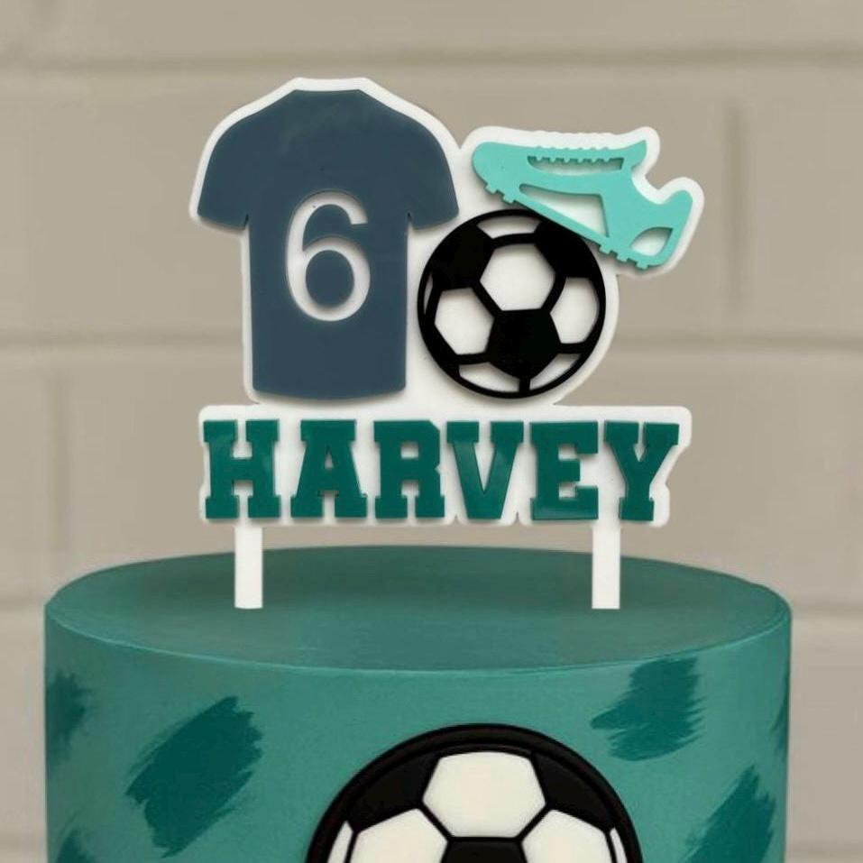 Soccer Cake Topper