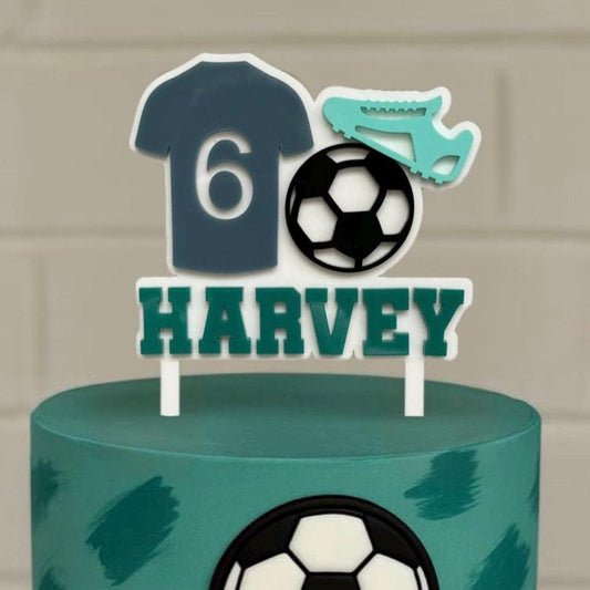 Soccer Cake Topper