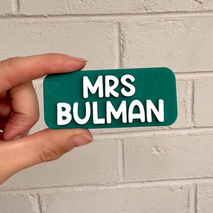 Professional Name Badge