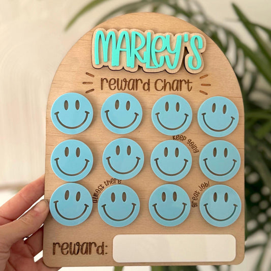 Smiley Face Reward Chore Chart