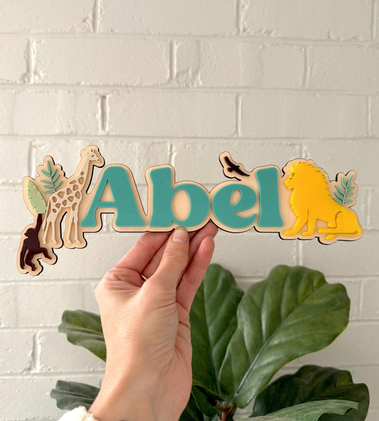 Safari Room Sign