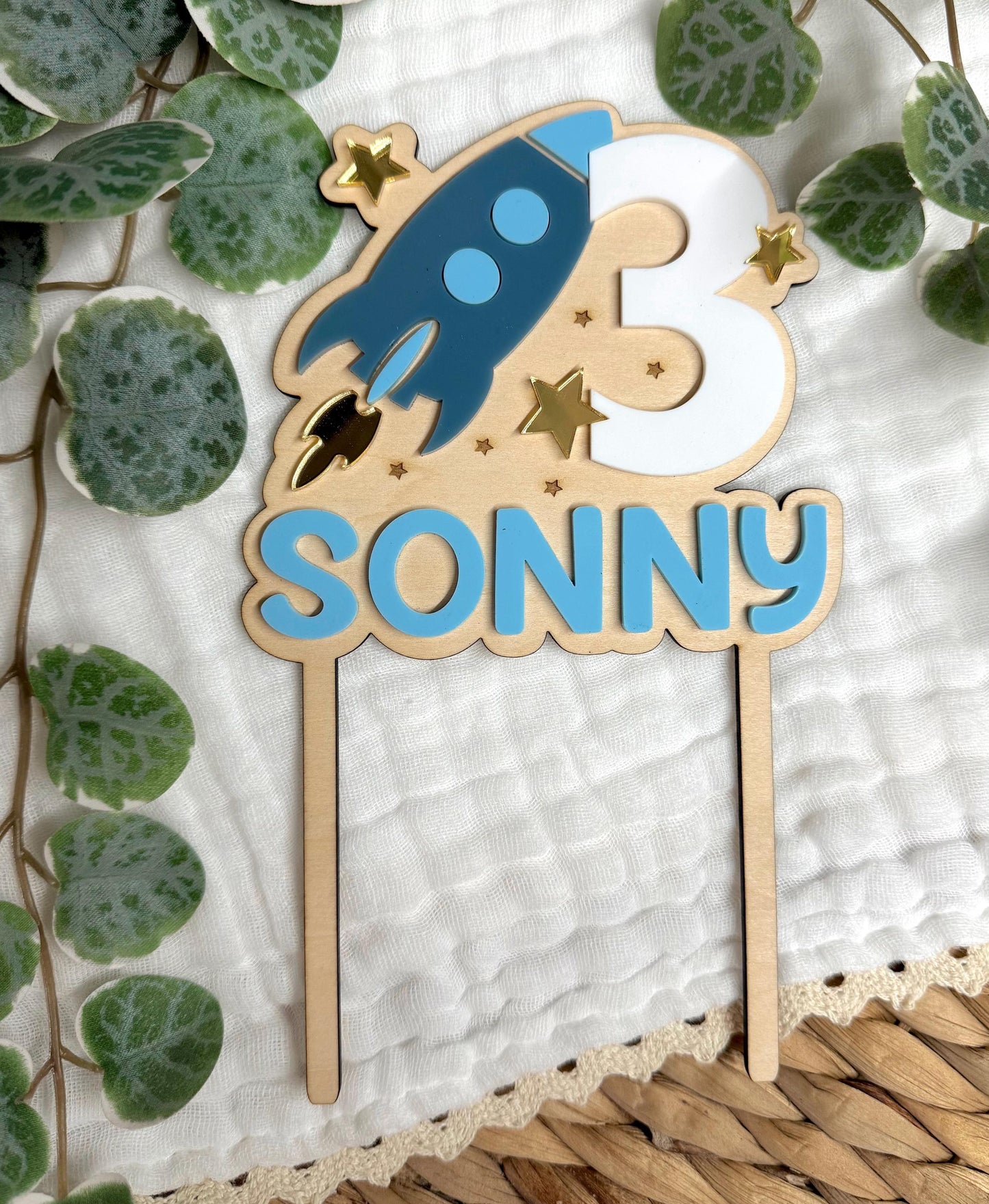 Space Cake Topper