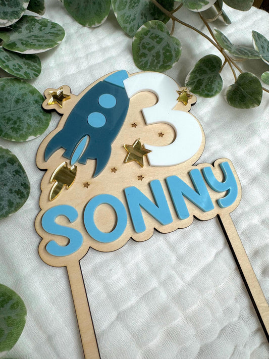 Space Cake Topper
