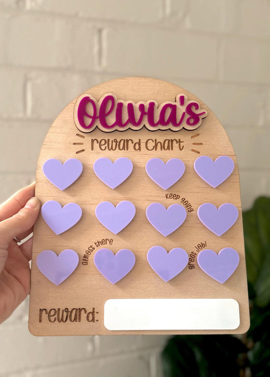 Love Heart Reward Chart