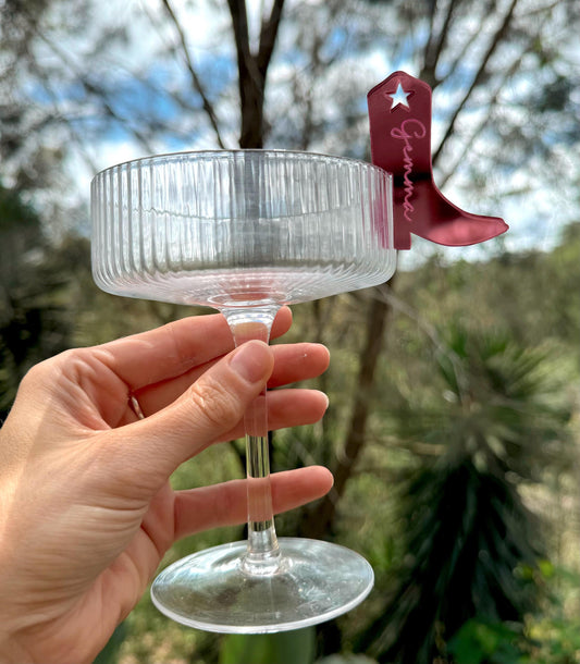 Cowgirl Themed Drink Marker