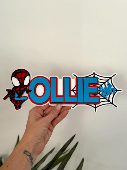 Spiderman Wall Plaque