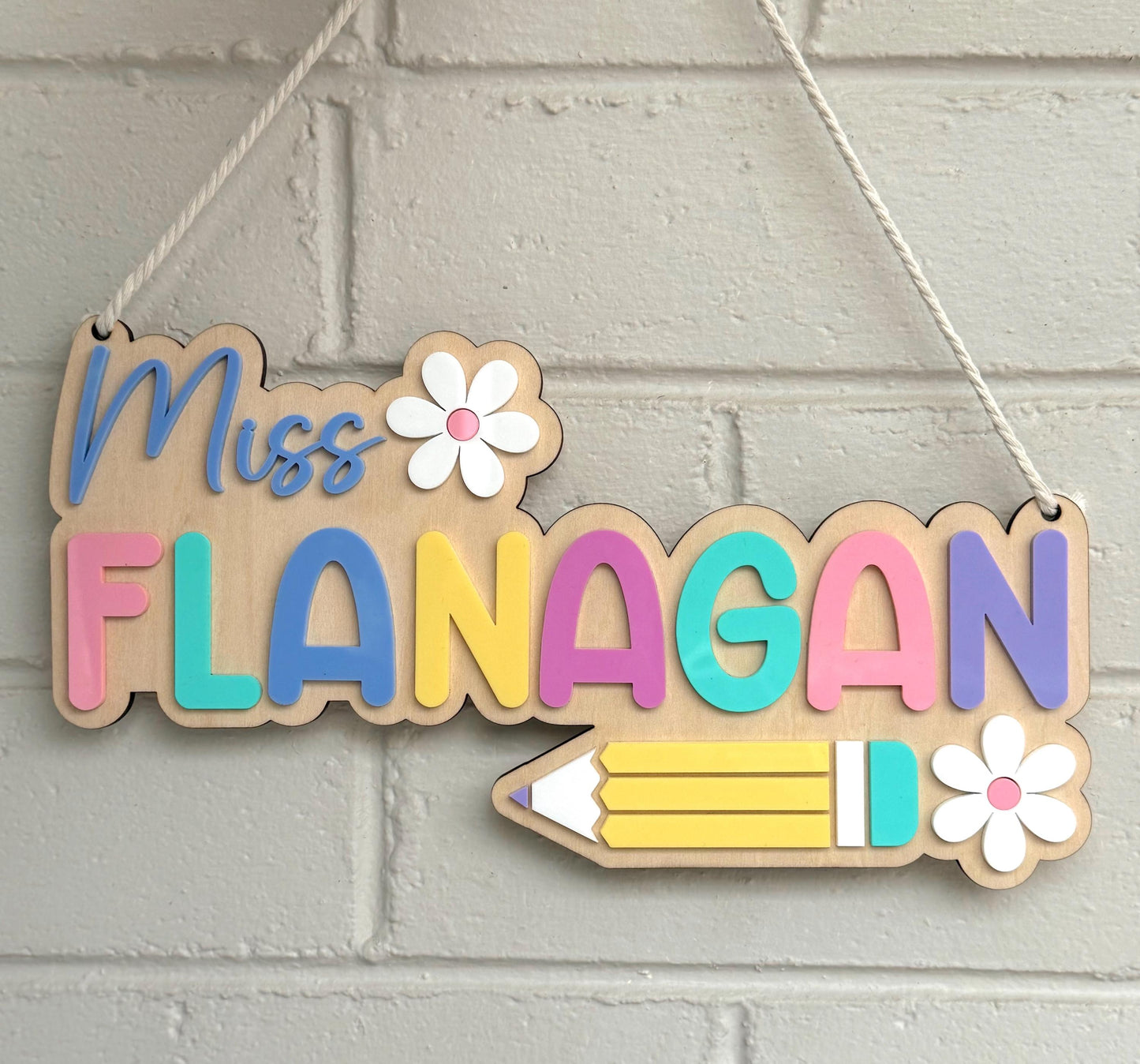 Custom Teacher Door Sign