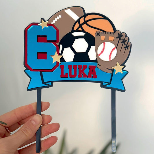 Sports Ball Cake Topper