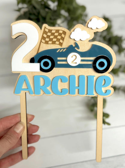Racing Car Cake Topper