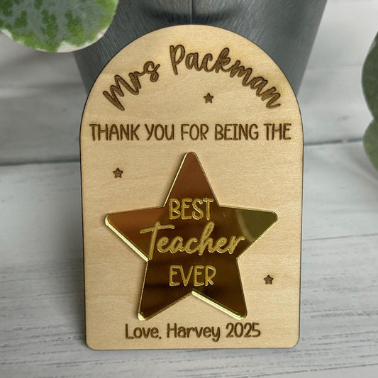 Teacher Gift Star Magnet