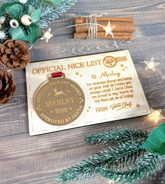 Nice List Medal Ornament