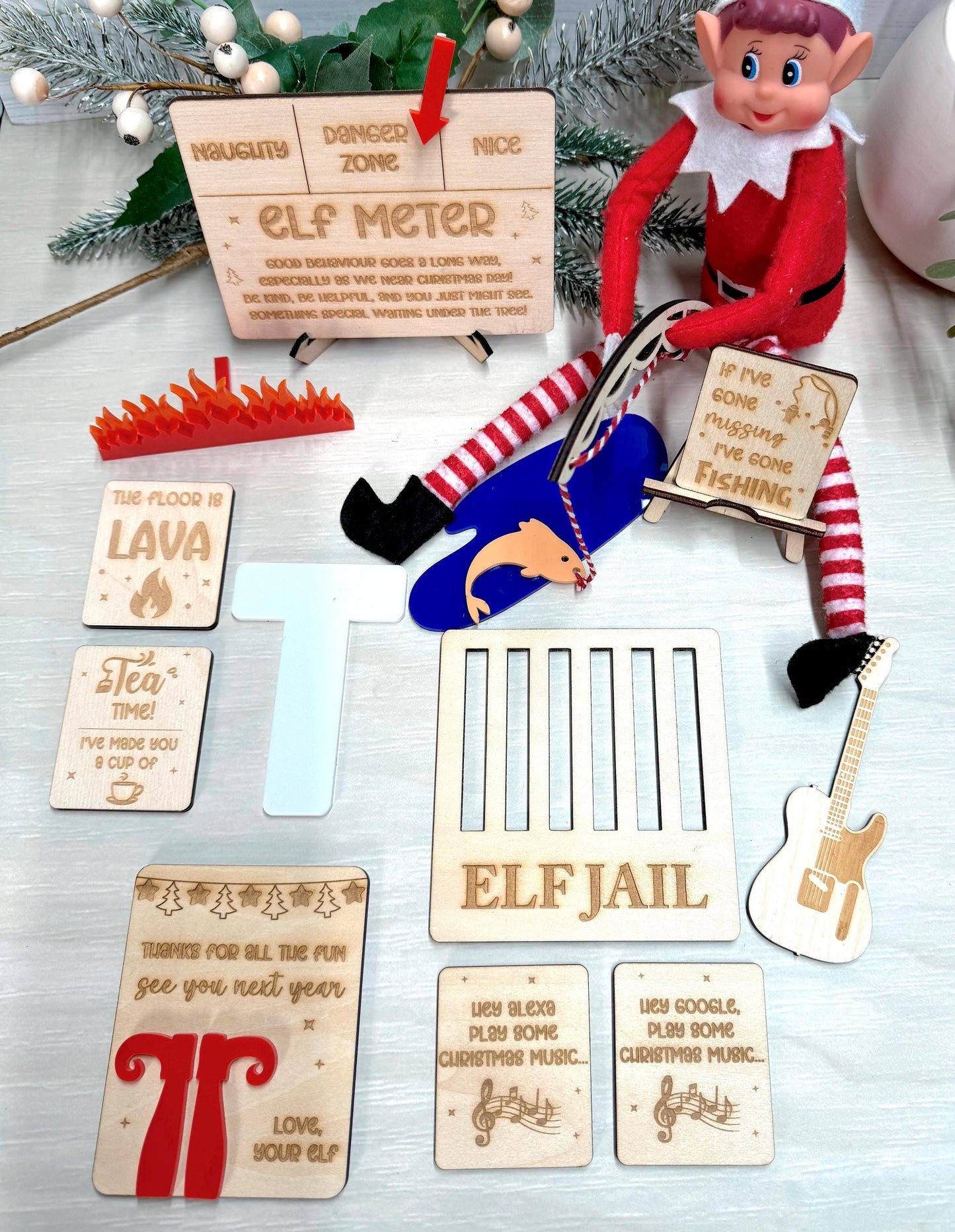 Wooden Elf Props (Set 3)