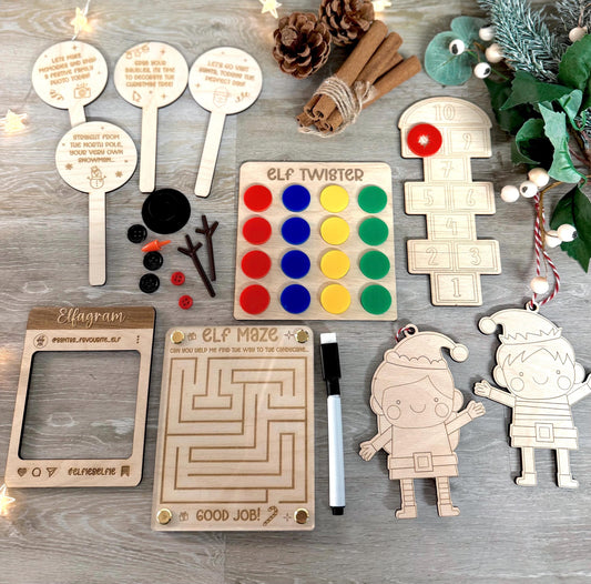 Wooden Elf Props (Set 4)