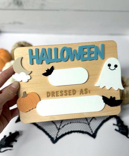 Halloween Costume Plaque