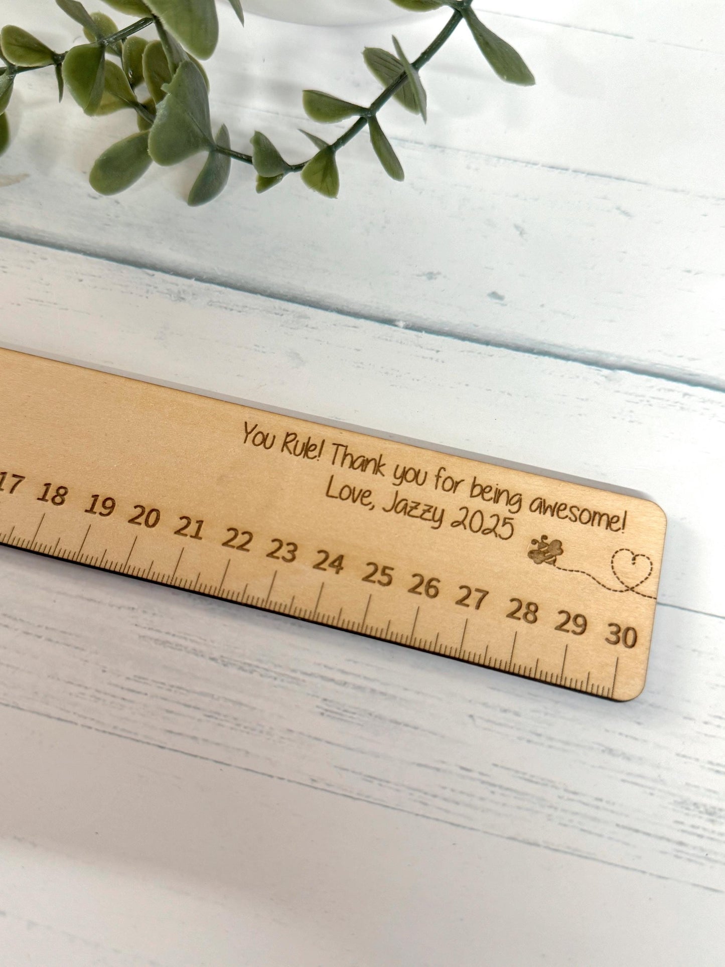 Personalised Teacher Ruler - Bee