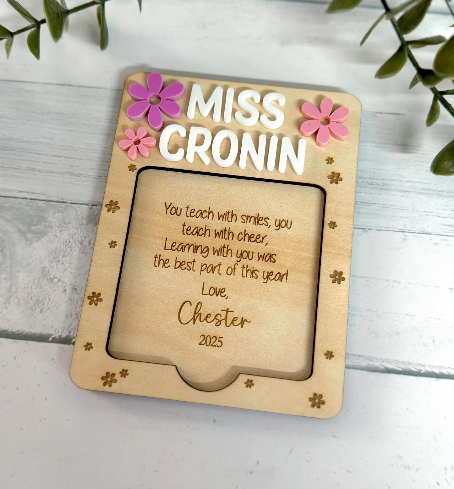 Teacher Post It Note Holder