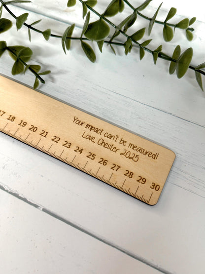 Personalised Teacher Ruler