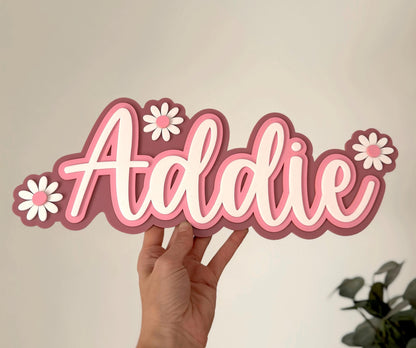 Daisy Name Plaque