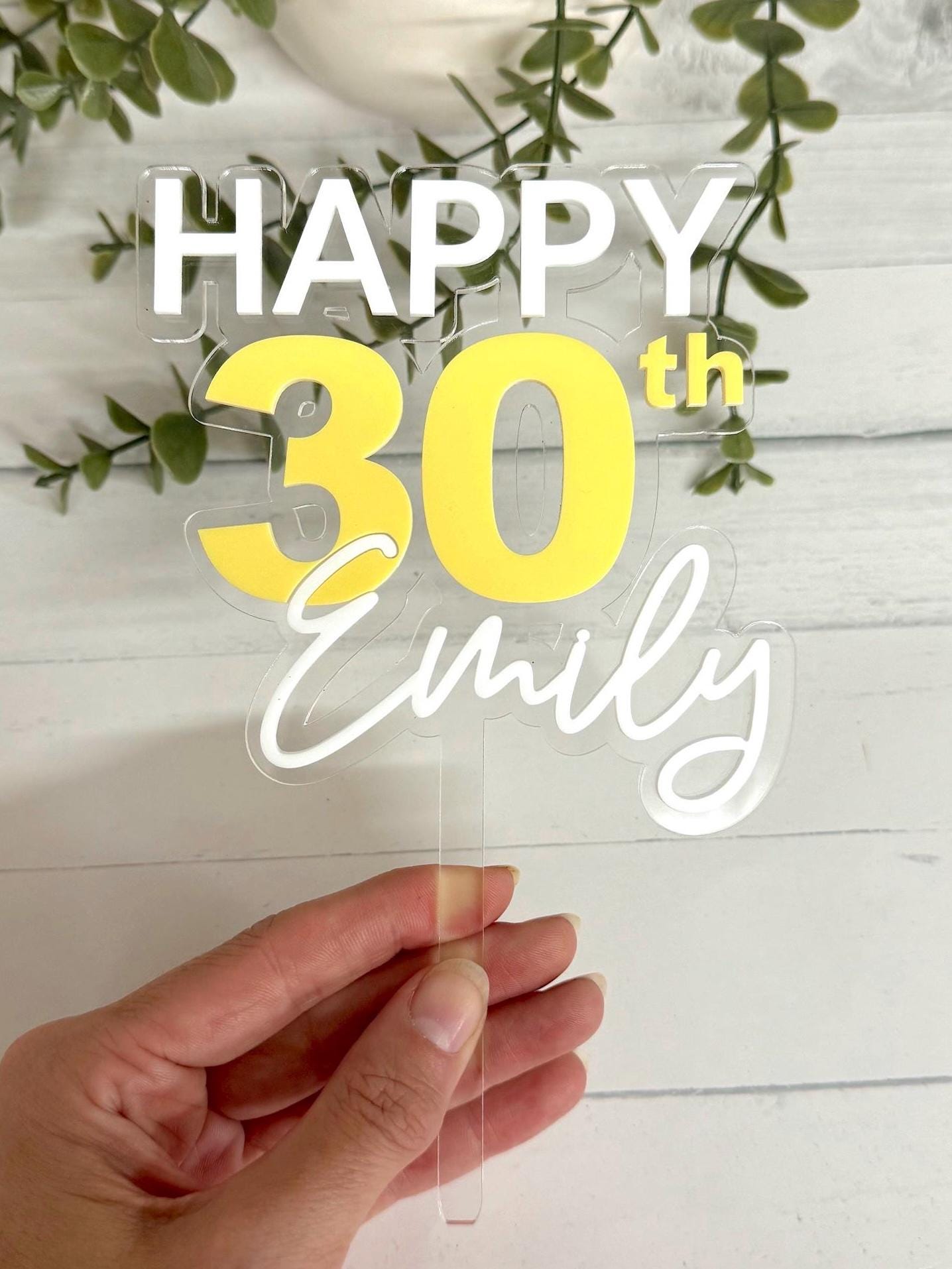 Personalised Cake Topper