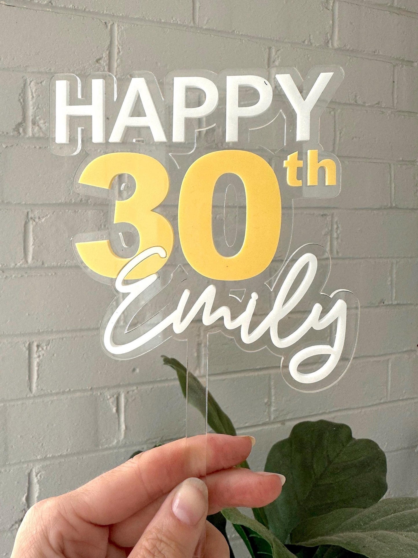 Personalised Cake Topper