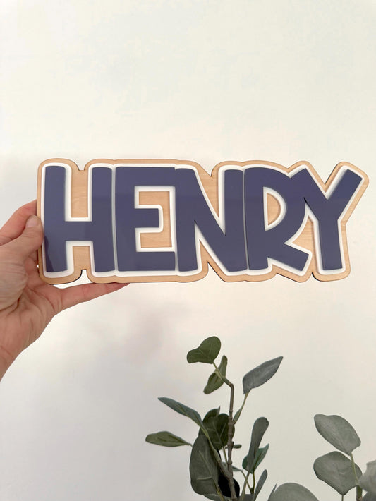 Personalised Name Plaque