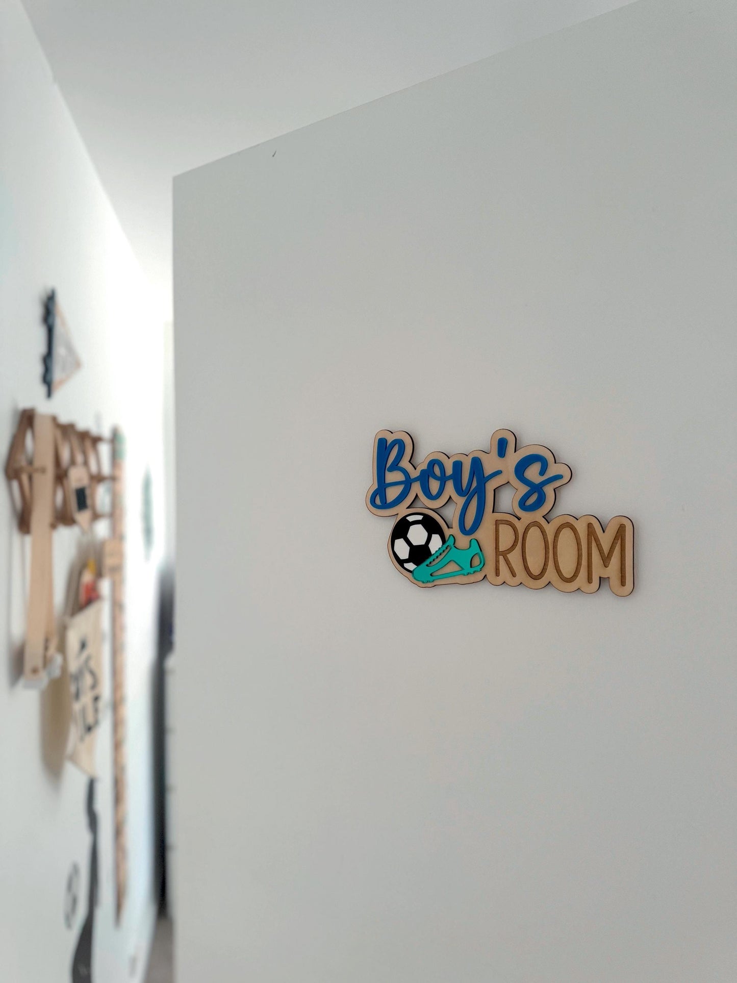 Personalised Soccer Name Plaque