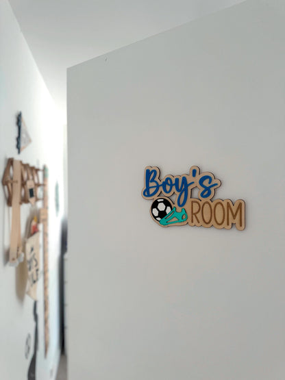 Personalised Soccer Name Plaque