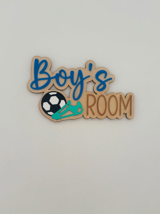 Personalised Soccer Name Plaque