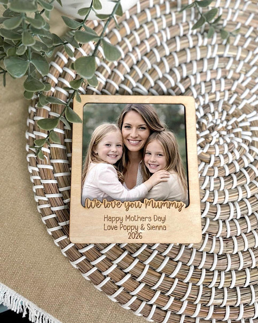 Personalised Mother's Day Photo Fridge Magnet