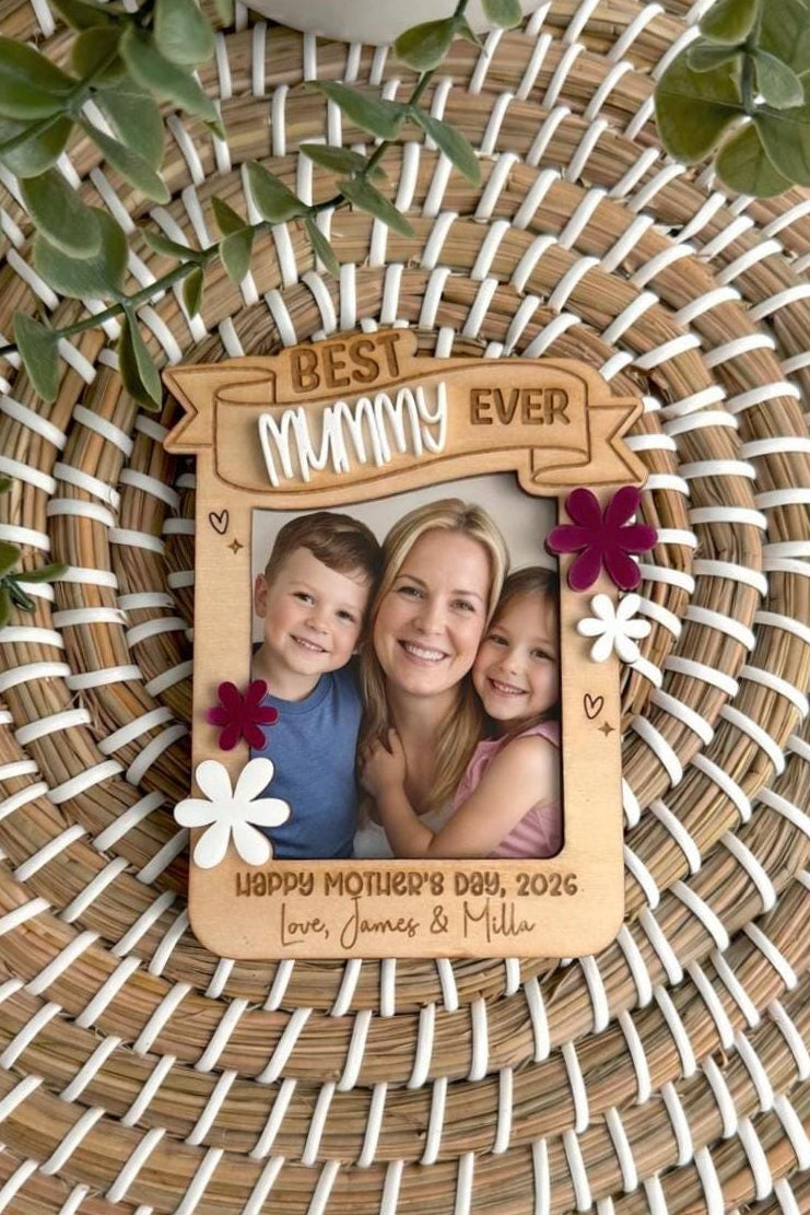 Best Mum Mother's Day Photo Fridge Magnet