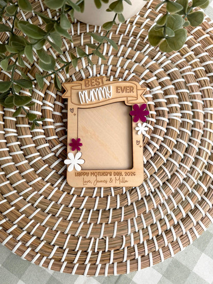 Best Mum Mother's Day Photo Fridge Magnet
