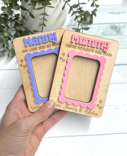 Custom Mother's Day Photo Fridge Magnet